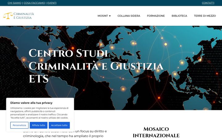 Screenshot of criminalitaegiustizia.it