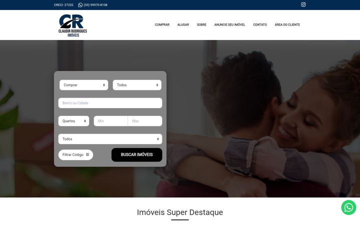 Screenshot of crimoveisalmenara.com.br