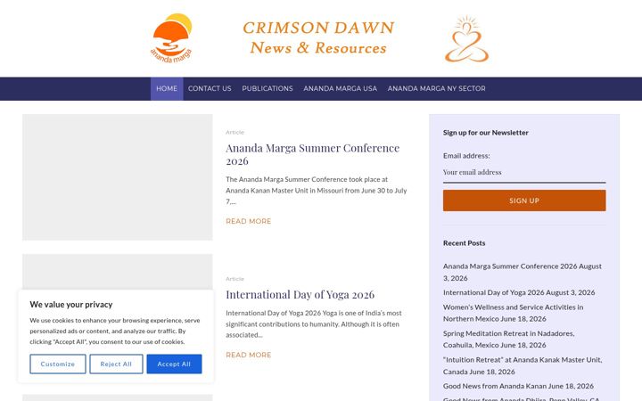 Screenshot of crimsondawn.net