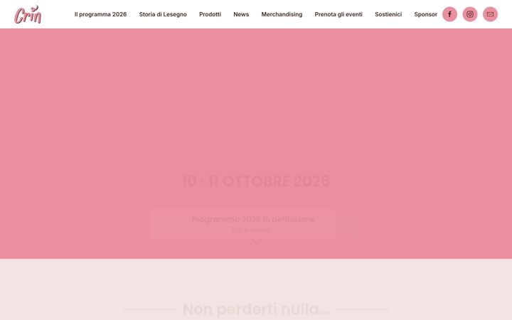 Screenshot of crin.it