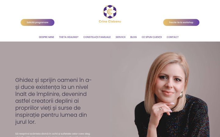 Screenshot of crinaciobanu.com
