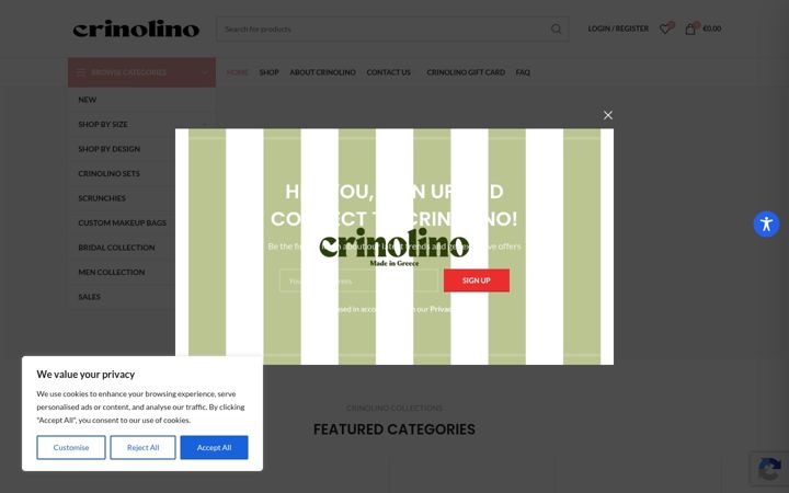 Screenshot of crinolino.gr