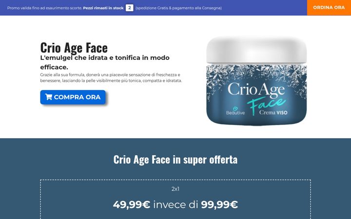 Screenshot of crio-age-face.it