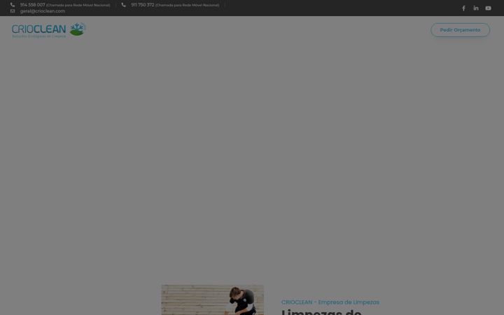 Screenshot of crioclean.com
