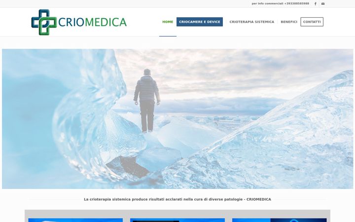 Screenshot of criomedica.it
