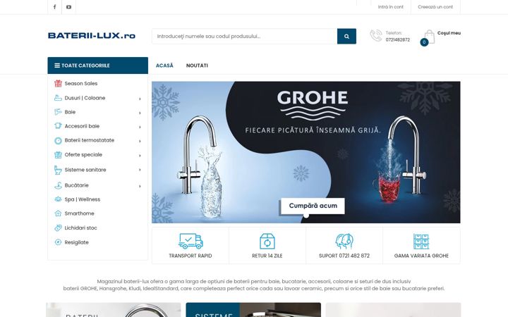 Screenshot of criotech.ro