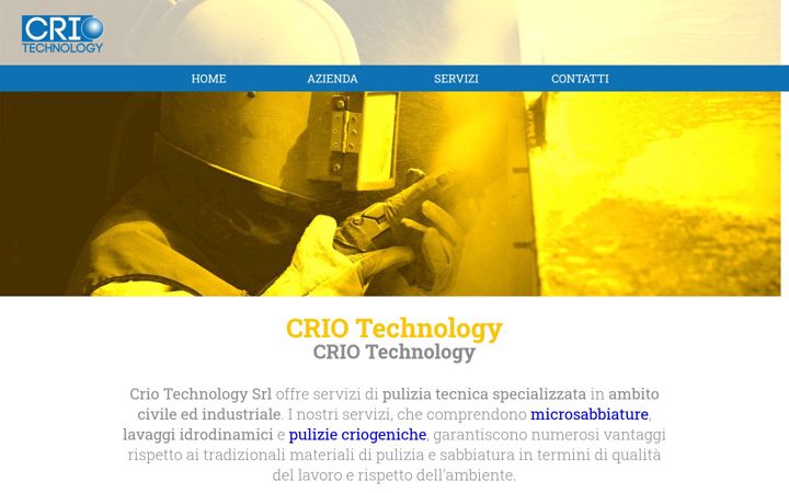 Skærmbillede af criotechnology.it