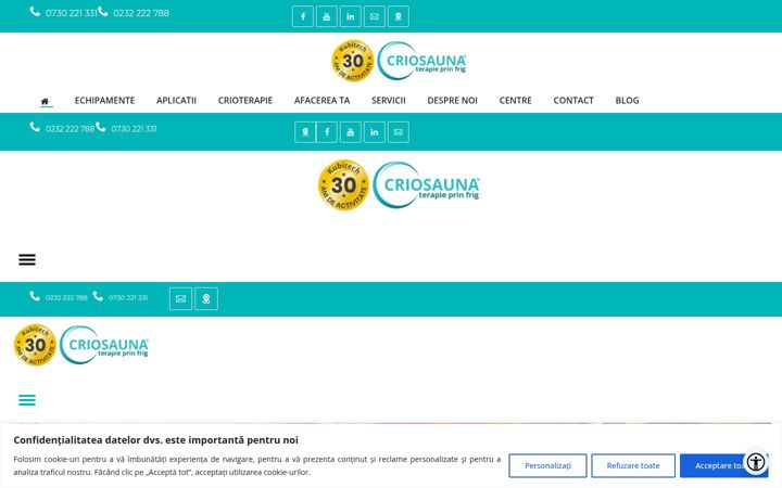 Screenshot of crioterapie.ro