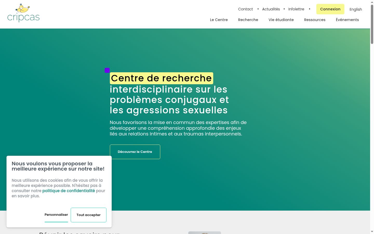 Screenshot tal-banner tal-kunsens muri qabel kwalunkwe interazzjoni