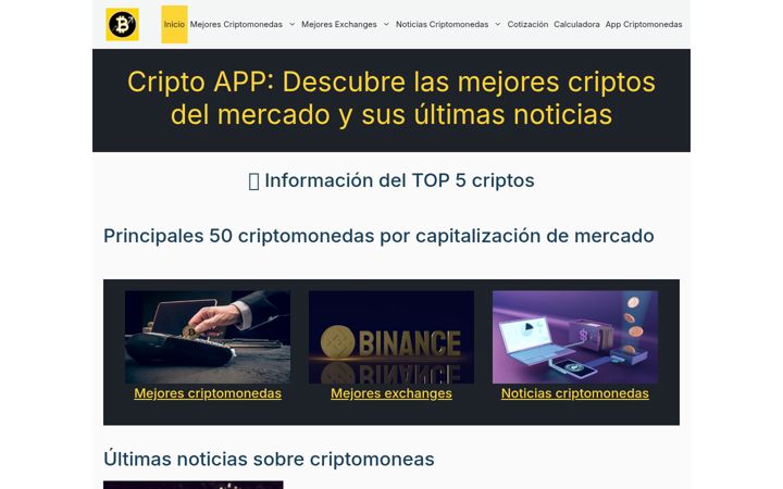 Screenshot of criptoapp.info