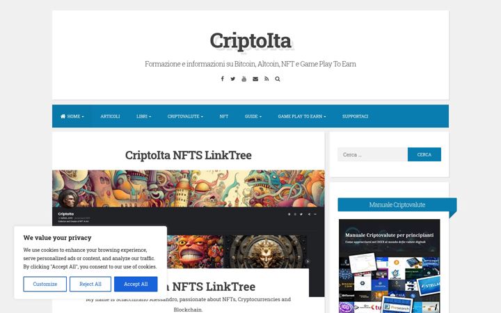 Skærmbillede af criptoita.it