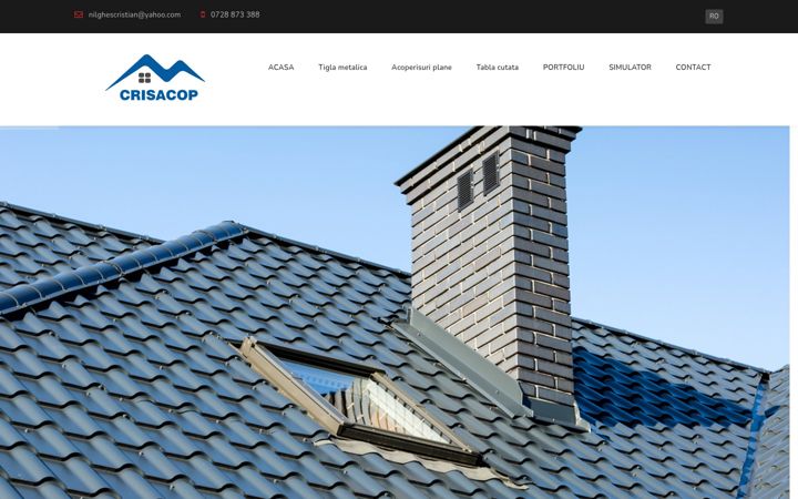 Screenshot of crisacop.ro