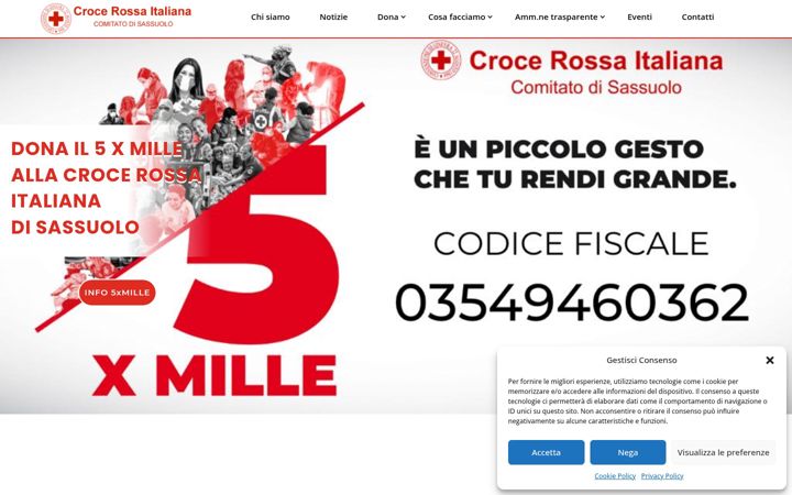 Skærmbillede af crisassuolo.it