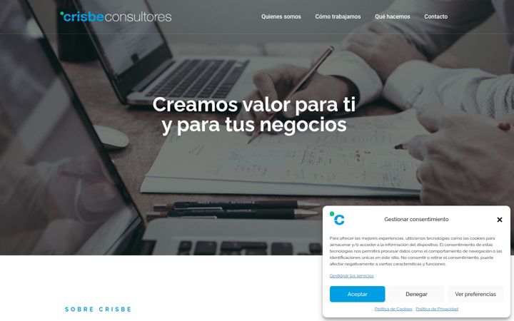 Screenshot of crisbe.net