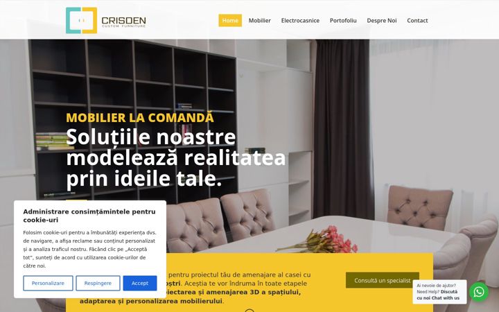 Screenshot of crisden.ro