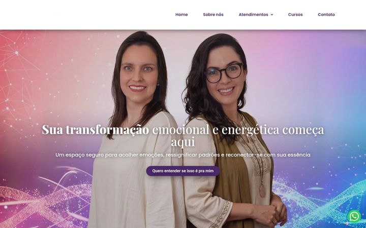 Screenshot of crisecamilaterapias.com.br