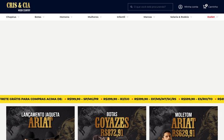 Screenshot of crisecia.com.br