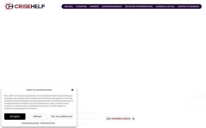 Ekrānuzņēmums no crisehelp.fr