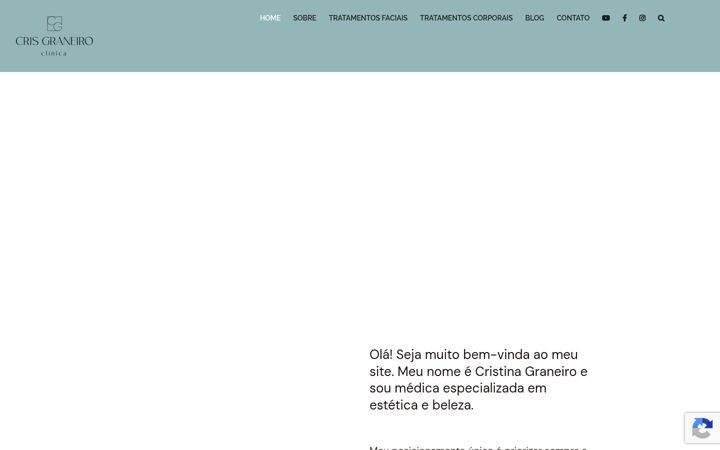 Screenshot of crisgraneiro.com.br