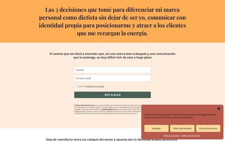 Screenshot of crisguerra.es