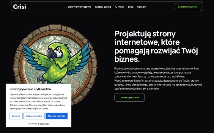 Ekrānuzņēmums no crisi.pl