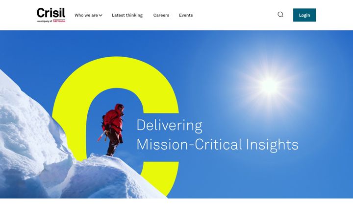 Screenshot of crisil.com