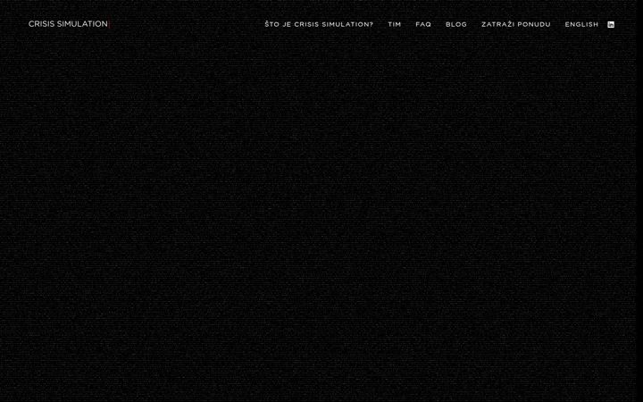 Screenshot of crisissimulation.eu