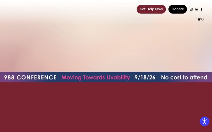 Screenshot of crisissupport.org