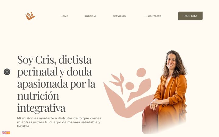 Screenshot of crisleondietista.com