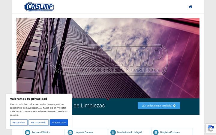Screenshot of crislimp.com