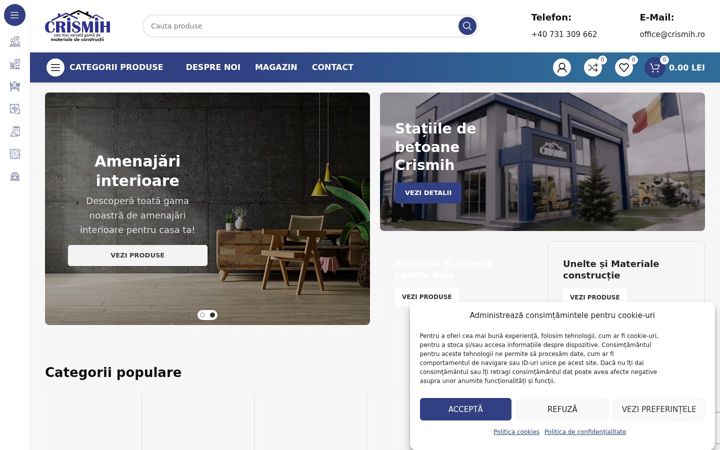 Screenshot of crismih.ro