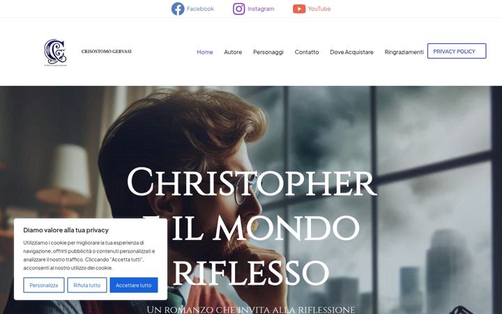 Screenshot of crisostomogervasi.it