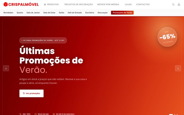 Screenshot of crispalmovel.com