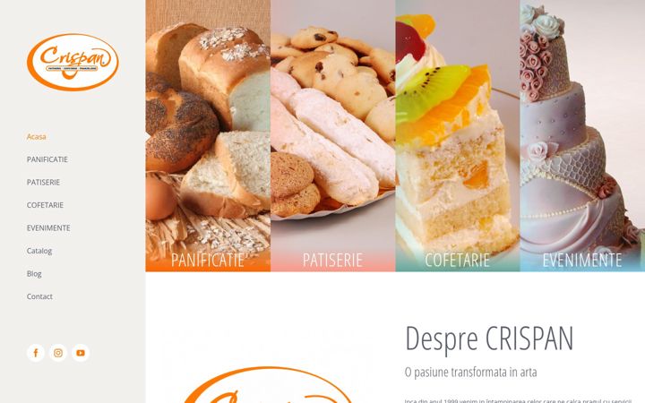 Screenshot of crispan.ro