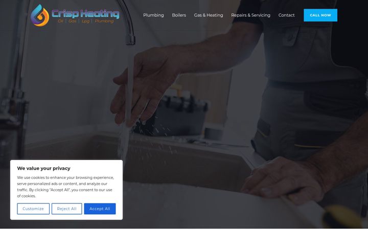 Screenshot of crispheating.com