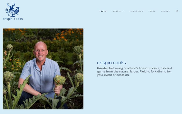 Screenshot of crispincooks.com