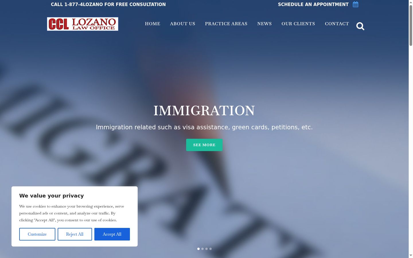 Zrzut ekranu banera zgody wyświetlanego przed jakąkolwiek interakcją