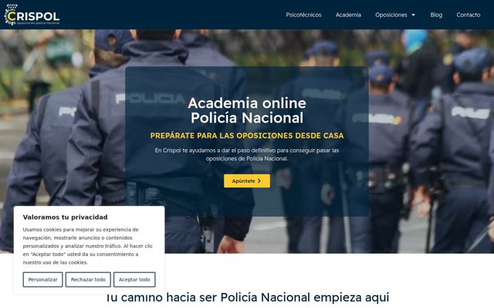 Screenshot of crispol.es