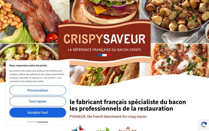 Screenshot of crispysaveur.fr