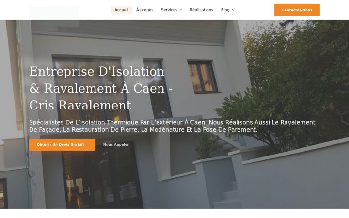 Screenshot of crisravalement.fr