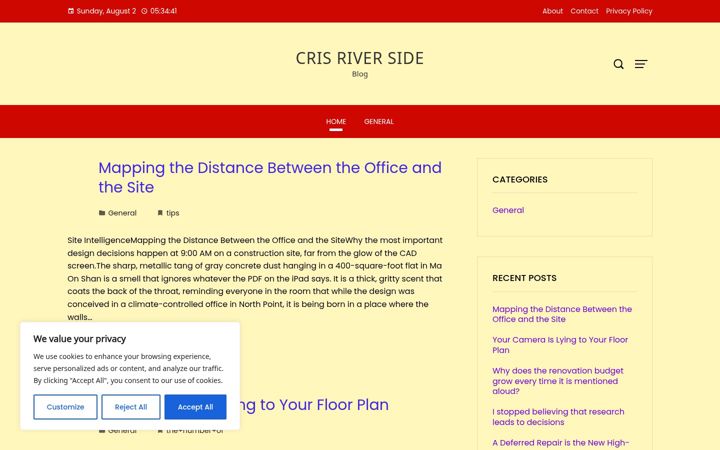 Screenshot of crisriverside.com