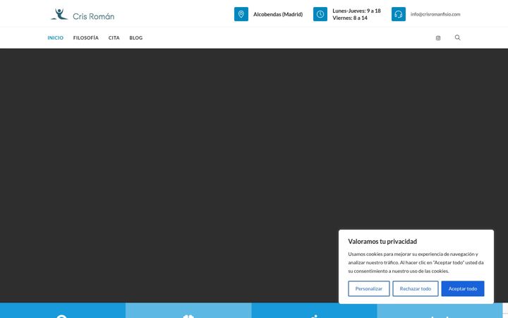 Screenshot of crisromanfisio.com