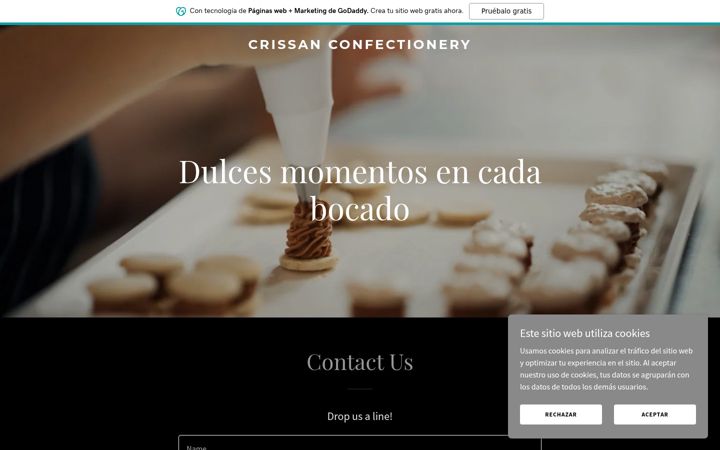 Captură de ecran a crissan.es