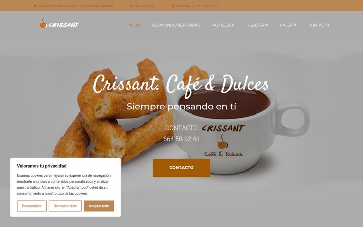 Ekrano kopija crissant.es