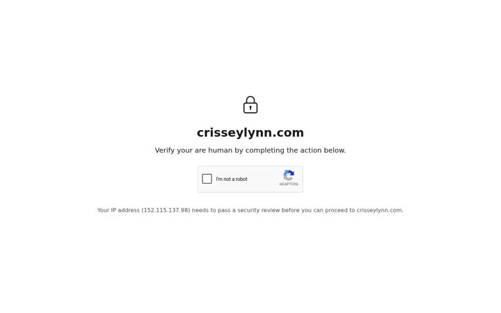 Screenshot of crisseylynn.com