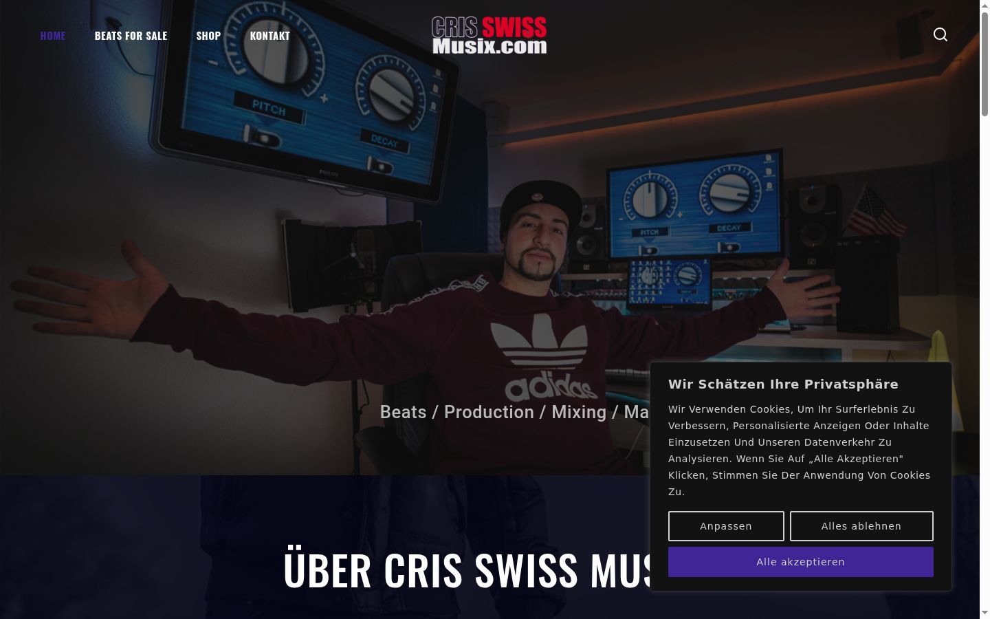 Screenshot tal-banner tal-kunsens muri qabel kwalunkwe interazzjoni
