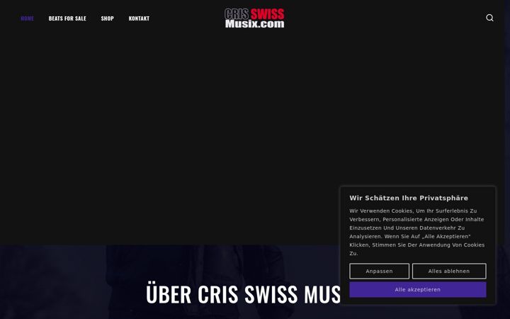 Screenshot of crisswissmusix.com