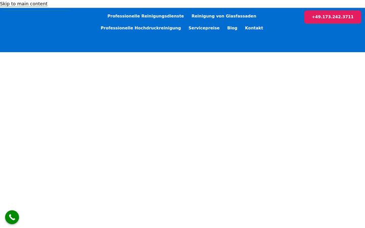 Screenshot of cristal-gebaeudereinigung.de