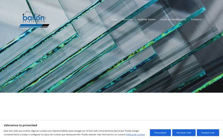 Screenshot of cristaleria-bailon.com