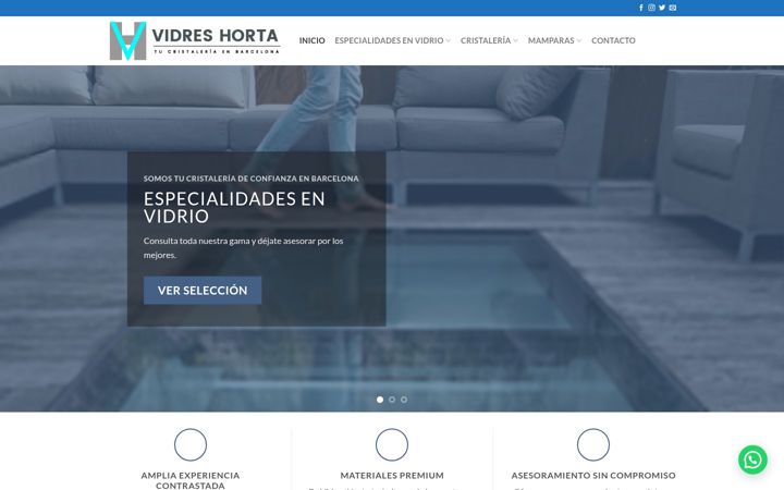 Screenshot of cristaleriabarcelona.net